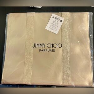 Jimmy Choo Gold Tote Bag, NWT, Still In Bag.